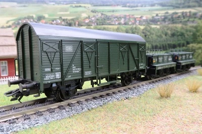 Märklin Spur H0 48690 Güterwagen-Set "Gleiswaagen-Eichzug" der DB Ep.IV (3-tlg.) - Bild 1 von 4