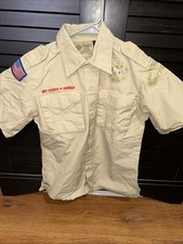 Boy Scout BSA UNIFORM New Style SHIRT Youth Medium Short Sleeve C37