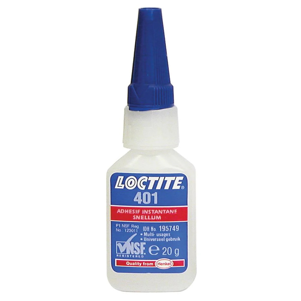 Colle Loctite 401 142575 liquide universelle transparente de 20gr pour plastique