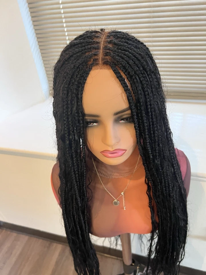 Peluca trenzada boho lista para enviar al día siguiente Foto 3 de 4