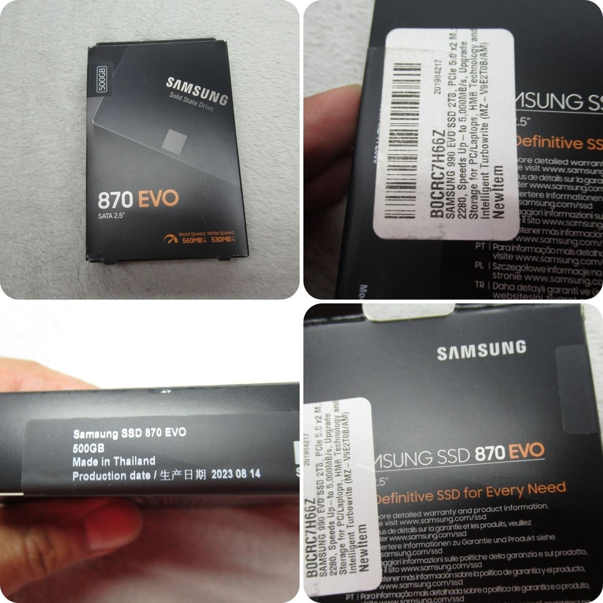 内蔵型SSD Samsung 870 EVO 500GB SSD SATA 2.5\" Amazon.com: SAMSUNG 870 EVO SATA SSD 500GB 2.5” Internal