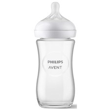 Biberon en verre Philips Avent Responsive Natural, 240 ml