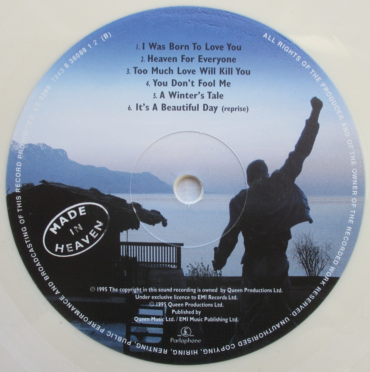 Queen 'Made In Heaven' Limited Edition 1995 UK Cream Coloured