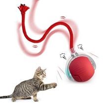  Automatic Rolling Ball Smart Cat Dog Toy Electric Pet Self-Moving Kitten