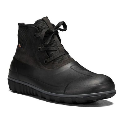 Bogs Classic Casual Lace Leather Men's Boots, Black, M12