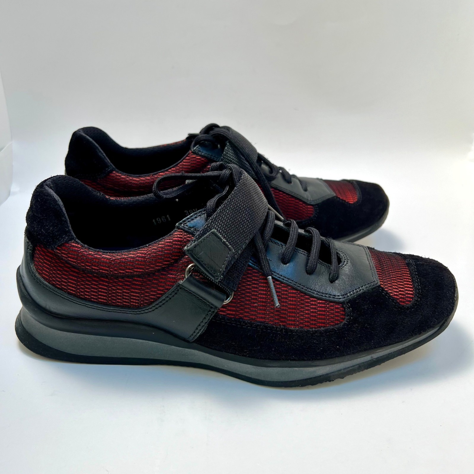 Vintage PRADA Calzature Donna Suede & Mesh Sneakers Size 8.5 / 38.5 thumbnail 5