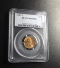 1937 D Wheat Cent PCGS MS65 RD