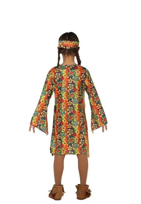 Vestito di Carnevale hippie anni 70 da bambina 10 12 anni eBay