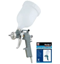 Bluespot HVLP Gravity Feed Air Paint Spray Gun 600ml Cup With 1.5mm Nozzle