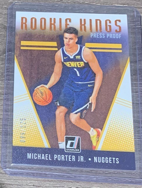 2018 Donruss Rookie Kings Press Proof Michael Porter Jr. RC /125