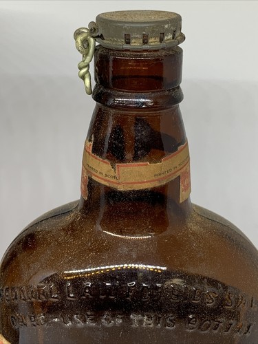 VINTAGE White Horse Scotch Whisky Flasche **LEER** mit SELTENEM ORIGINALKARTON - Bild 5 von 22