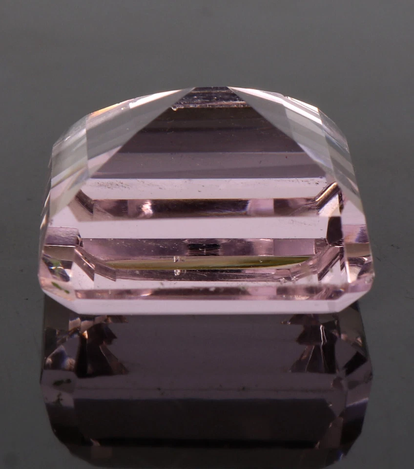 AAA+ Large Pink Topaz 18.00 Ct. Square Cut Faceted Loose Gemstone Ring & Pendant - Image 4 of 4