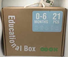 TOOKYLAND Montessori 6 In 1 Educational Toy Box for 0-6 Months