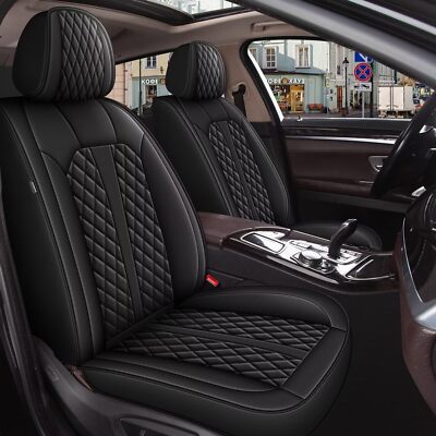Car 5 Seat Covers Full-Surround Set For Lincoln Nautilus 2019-2025 PU Leather