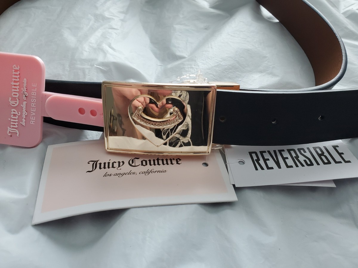 Juicy Couture Brown and Green Belts Juicy Couture Black Leather Double Wrap Belt M International main image 4