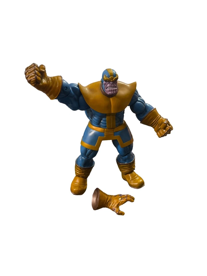 8-дюймовая экшн-фигурка Thanos Toybiz 2005 с перчаткой бесконечности - Изображение 3 из 4