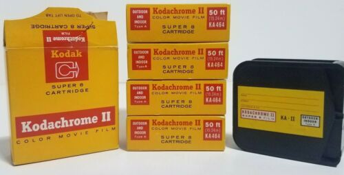 Lot Of Vintage Kodachrome 2 Color Movie Film Outdoor And Indoor Type A 50 Ft Per