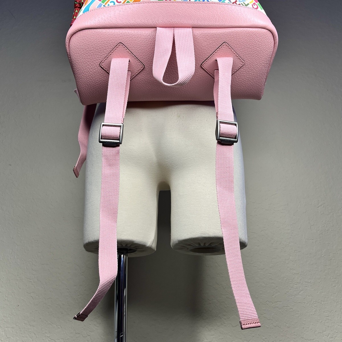 GUCCI x The North Face Ivory Backpack Rucksack 650288 Pink
