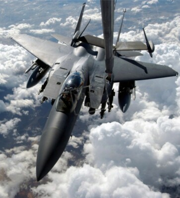 US Air Force (USAF) F-15E Strike Eagle aircraft Iraqi Freedom IV 8x12 Photograph
