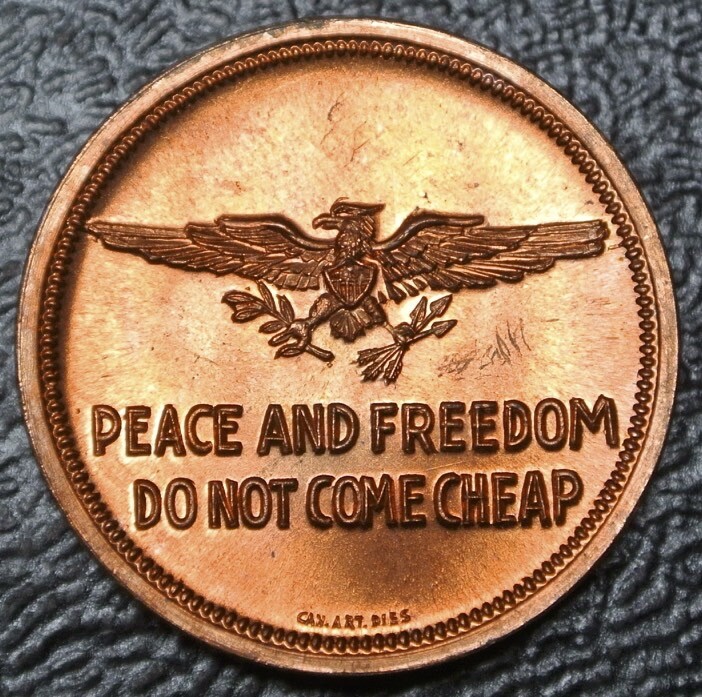 1917-1963 JOHN FITZGERALD KENNEDY TOKEN - Peace & Freedom Do Not
