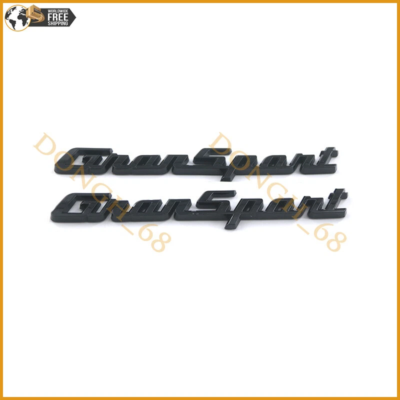 7x глянцевая черная эмблема Levante Q4 правая и левая сторона багажника значок GranSport для Maserati - Изображение 4 из 4