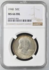 1948 Franklin Half NGC MS66 FBL