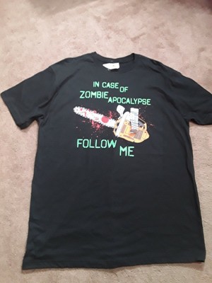 T-Shirt 2XL Black ZOMBIE APOCALYPSE 