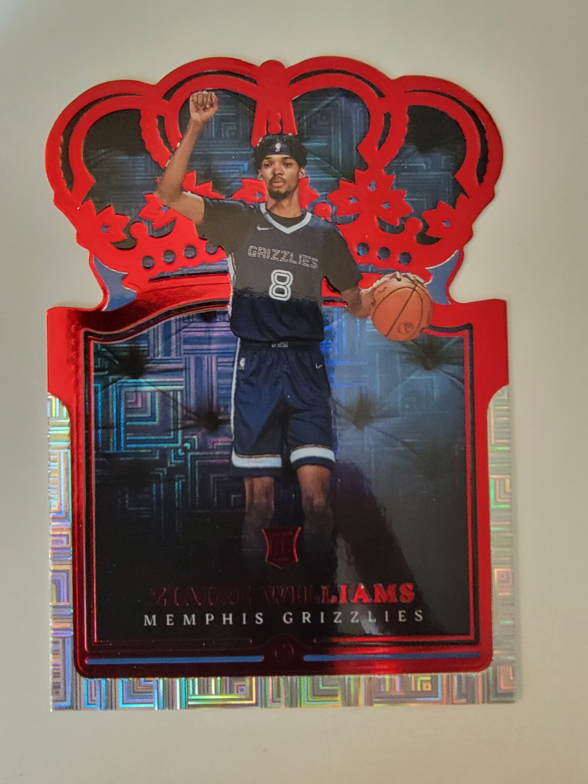 2021-22 Panini Crown Royale - Asia Red #51 Ziaire Williams (RC)