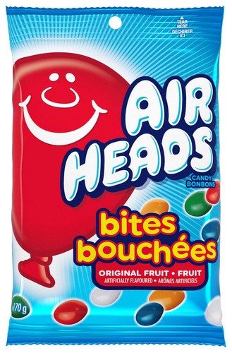 Airheads Candy Bites, Assorted Flavors, 170g/5.9 oz. Bag {Imported from Canada} - Picture 2 of 5