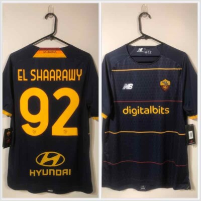 El Shaarawy #23 AS Roma 4th 2021/22 Large Football Shirt New Balance BNWT  UK
