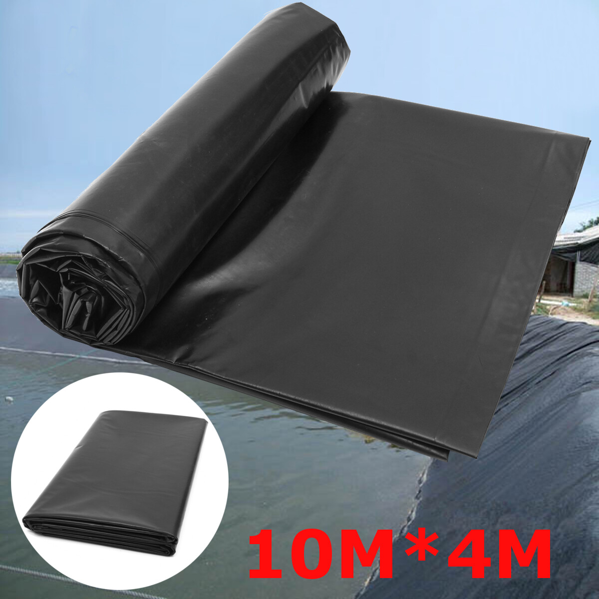 11X9M Durable Fish Pond Liner Membrane Gardens Landscaping Pools