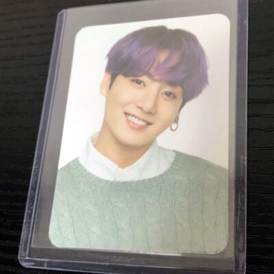 BTS LOTTE XYLITOL Jungkook Official Limited Photo Card smile