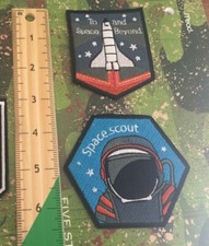 Spaceship Iron On Patch, planet patch, outer space patch, Embroidered patch