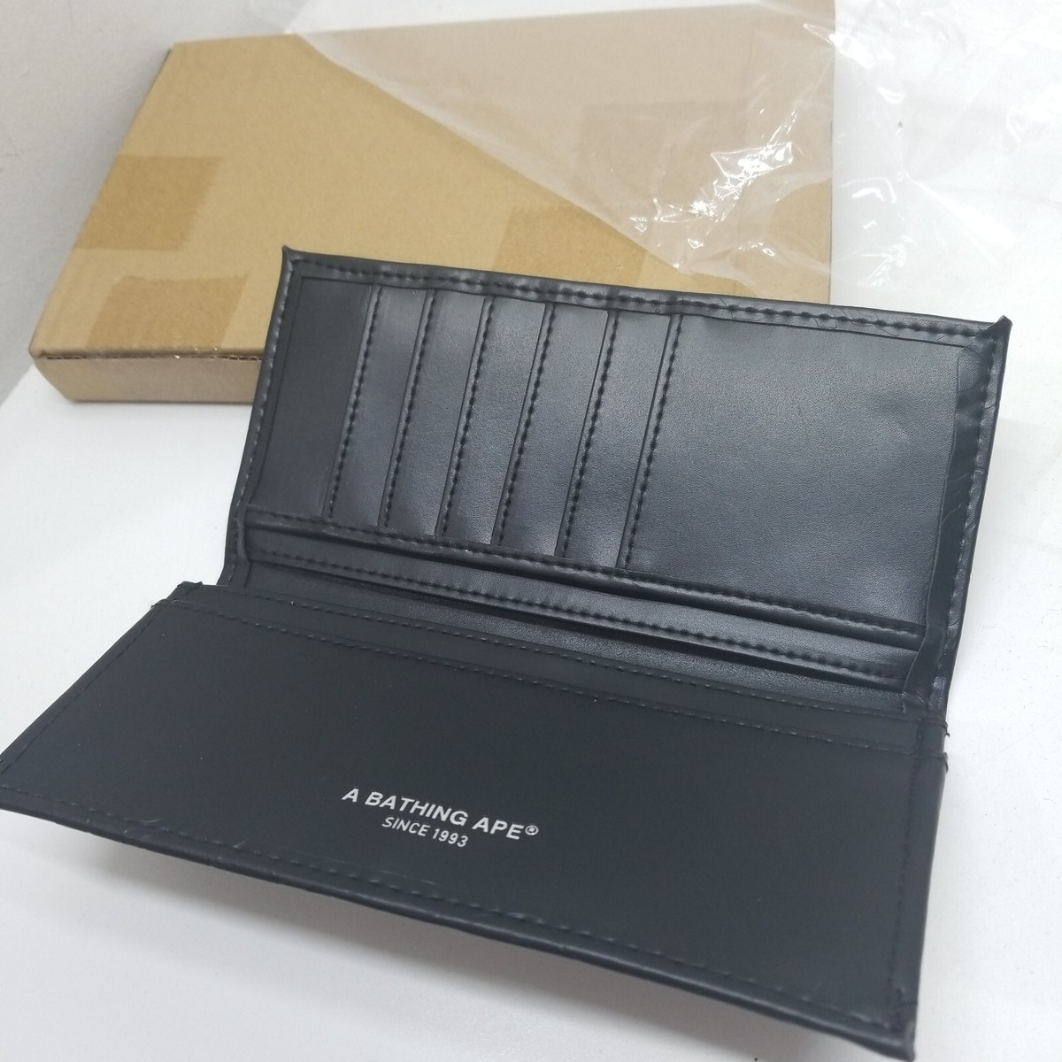 A Bathing Ape Feb 2018 Long Wallet Faux Leather Smart
