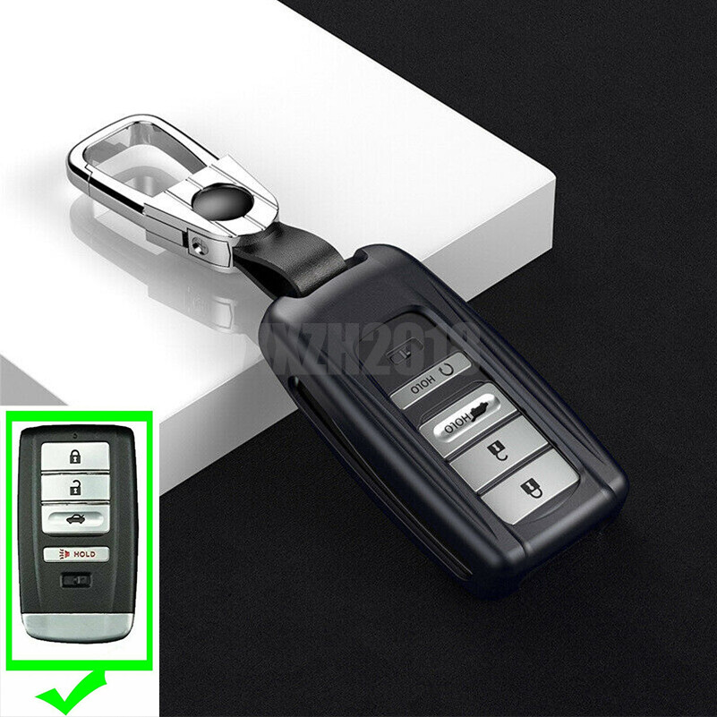 For Acura MDX RDX RLX ILX TLX Metal Aluminum Alloy Car Remote Key 