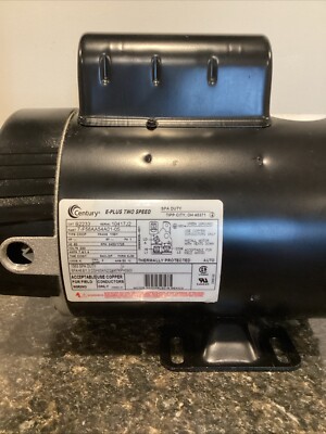 2HP 3450/1725 RPM 56Y Frame 230V 2-Speed Pool & Spa Motor  new  Century #B2233