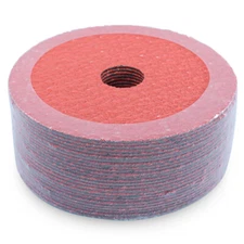 100 Pack - 5" Ceramic Resin Fiber Disc 60 Grit 5 inch Grinding & Sanding Discs