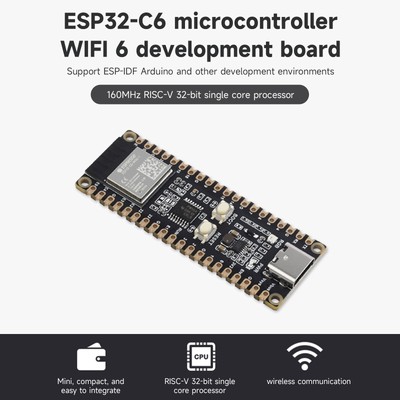 ESP32-C6 Development Board 160MHz Single Core Processor For Raspberry Pi Pico