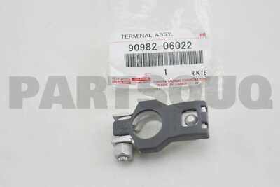 9098206022 Genuine Toyota TERMINAL, BATTERY NEGATIVE 90982-06022 