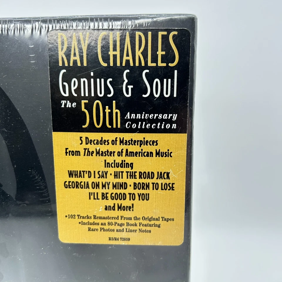 Ray Charles Genius & Soul 50th Anniversary Collection 5 CDs Box Set 1997 Sealed - Image 2 of 4