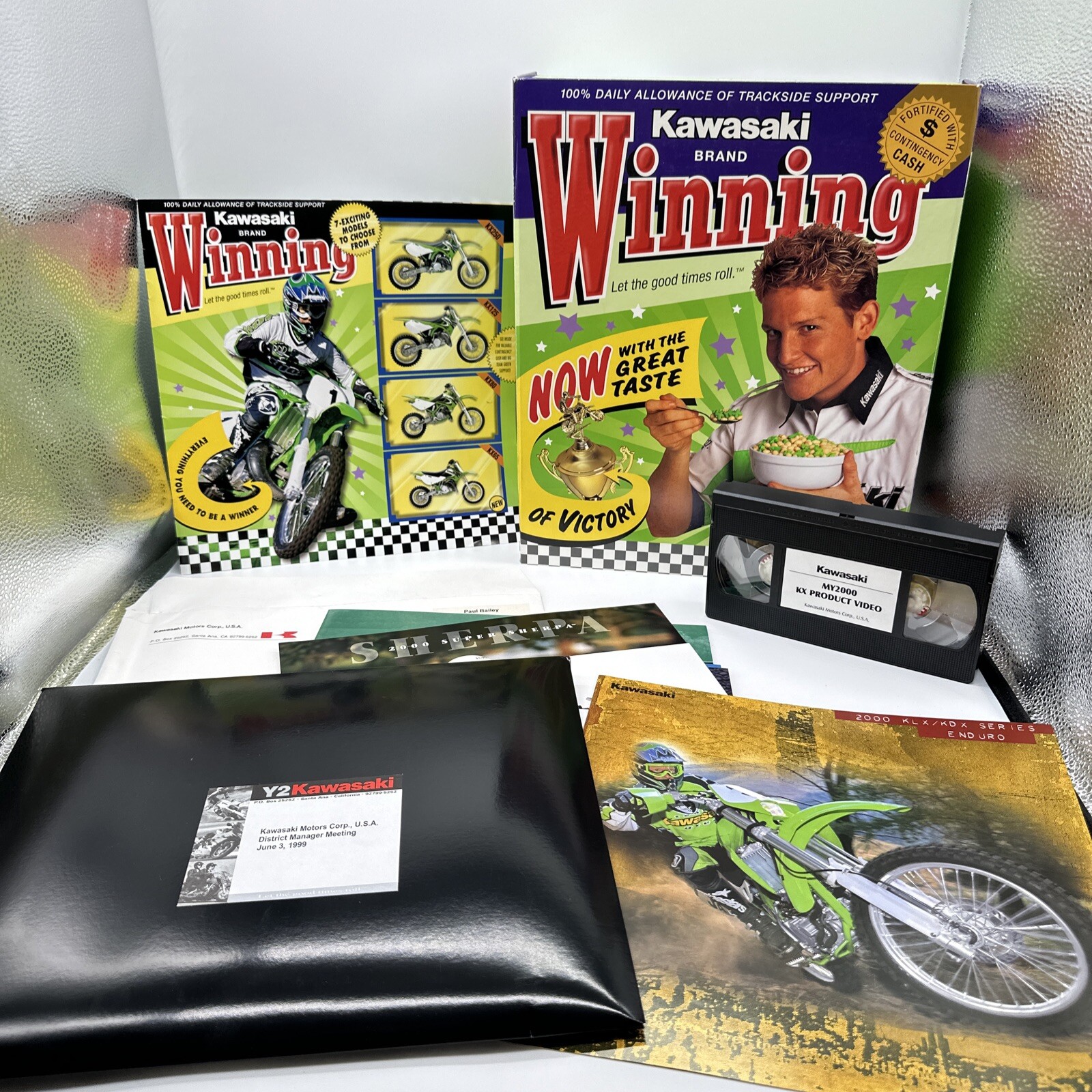 2000 Kawasaki Dealer Information Packet Ricky Carmichael Rare !🔥kx125 Kx250