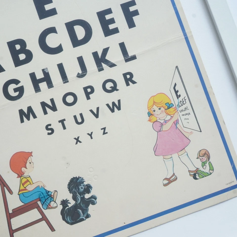 Gráfico de óptica vintage PRECIO FISHER / 1980 - A4 recién enmarcado 32,5x42,5 cm Foto 2 de 3