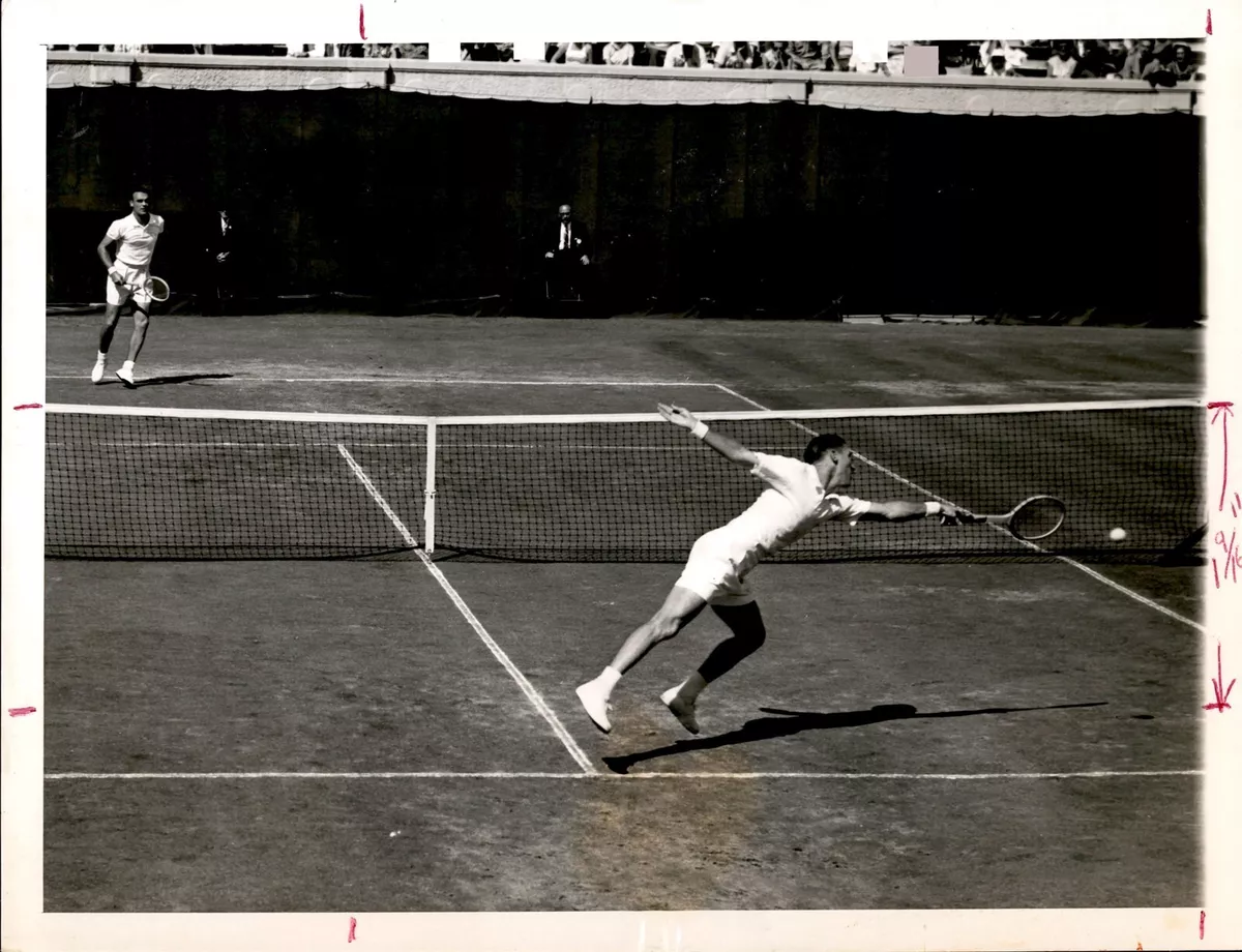 LD295 Original Wide World Photo PROFESSIONAL TENNIS MATCH CLASSIC