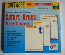 Sofort Druck Briefbögen – bhv- 3,5 Zoll Disk für Win 95