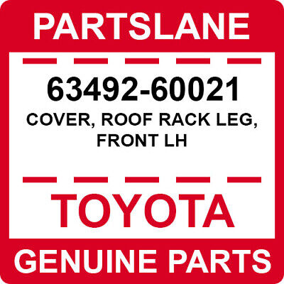 ROOF RACK FRONT LH 63492-60021 OEM Details about   6349260021 GENUINE Toyota LC100 LX470 COVER