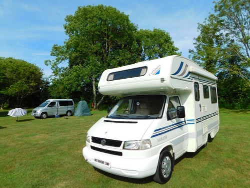VW 2.4 diesel Compass Navigator 310 RL 4 Berth with Rear Lounge.