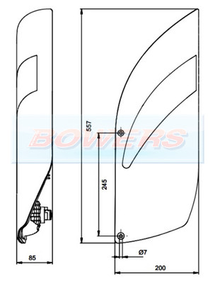 Luce Di Ingombro Posteriore A 2 Led - Camper E Caravan - Foto 10