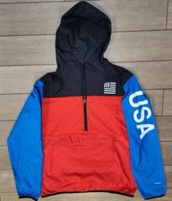 The North Face Packable Water-Repellent Hooded Fanorak Jacket Youth XL 18-20 USA