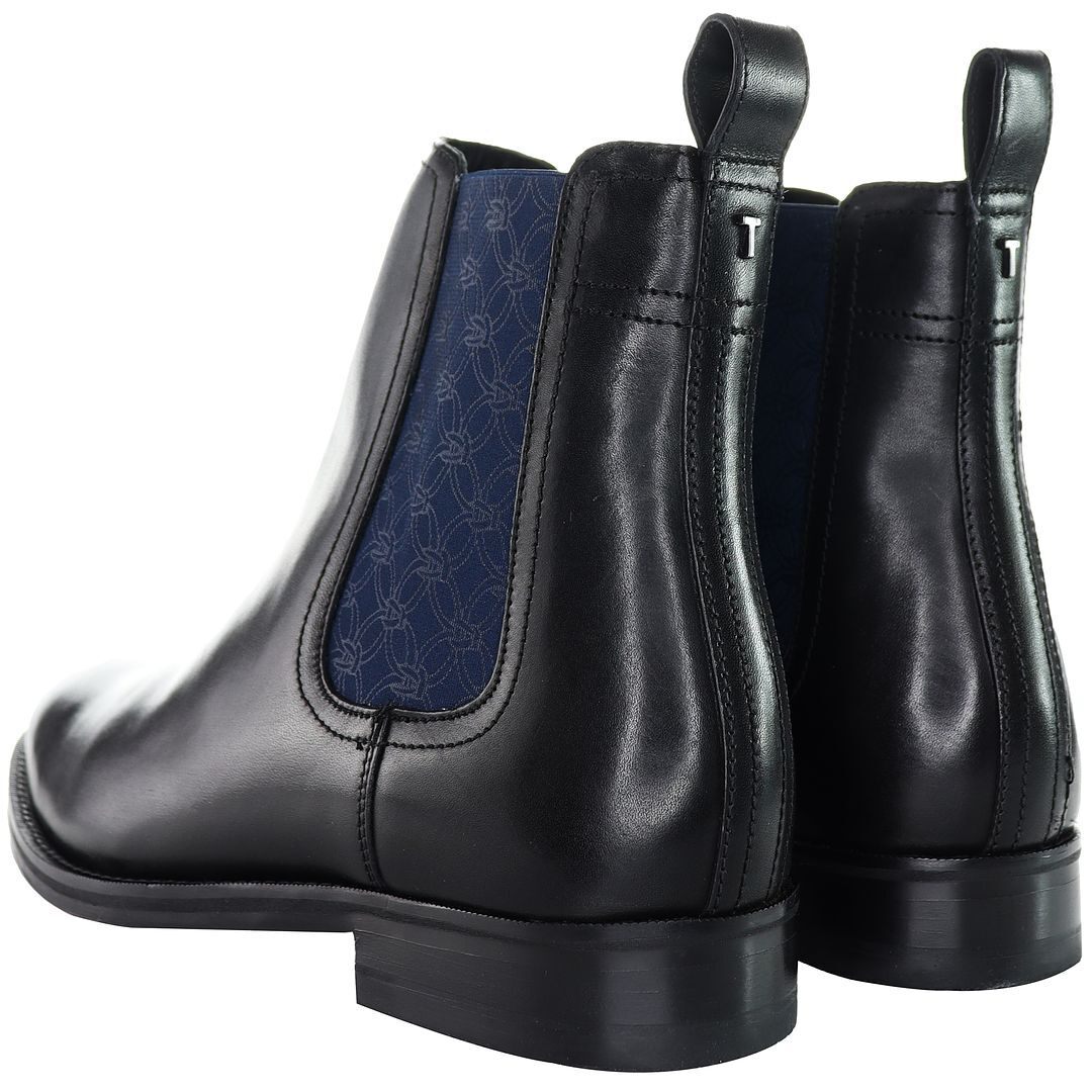 Ted Baker Lineus Mens Black Chelsea Boots UK