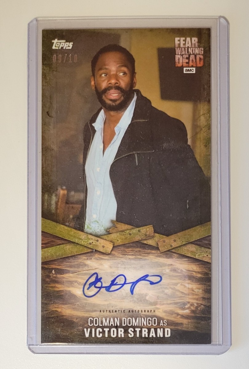 Fear the Walking Dead Widevision Colman Domingo as Victor Strand Autograph  #/10